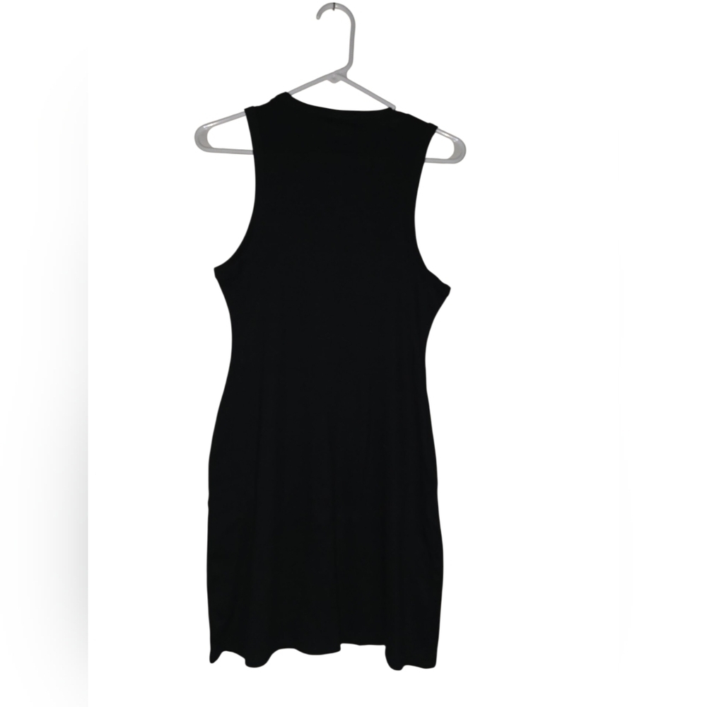 Womens Wild Fable Black Button-Front Mini Dress, Medium, NWT!!! - Picture 2 of 3
